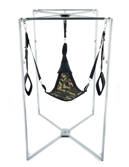 Kit Sling Tissu Triangle Camouflage Armature Grise