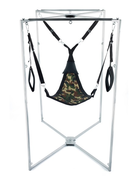 Kit Sling Tissu Triangle Camouflage Armature Grise