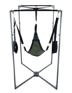 Kit Sling Tissu Triangle Kaki-Noir Armature Noire