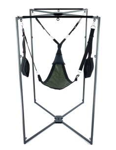 Kit Sling Tissu Triangle Kaki-Noir Armature Noire 2