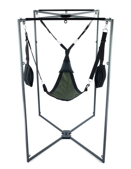 Kit Sling Tissu Triangle Kaki-Noir Armature Noire