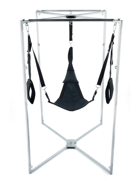 Kit Sling Tissu Triangle Noir Armature Grise