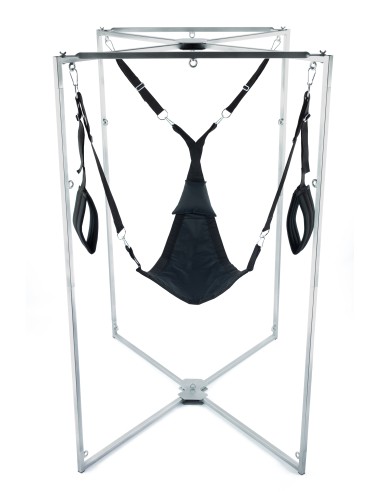 Kit Sling Tissu Triangle Noir Armature Grise