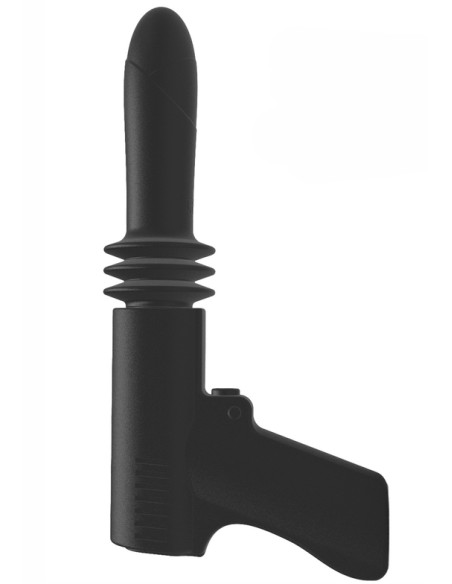 Gode vibrant avec poussée Fuck Gun 10 x 3cm