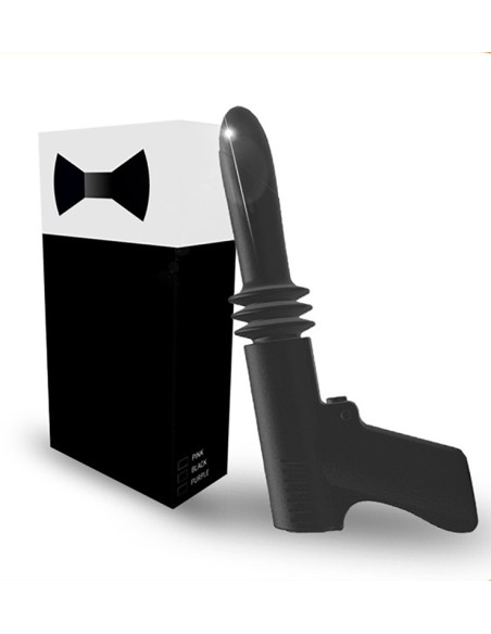 Gode vibrant avec poussée Fuck Gun 10 x 3cm