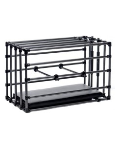 Cage en métal ajustable KENNEL PUPPY Noire