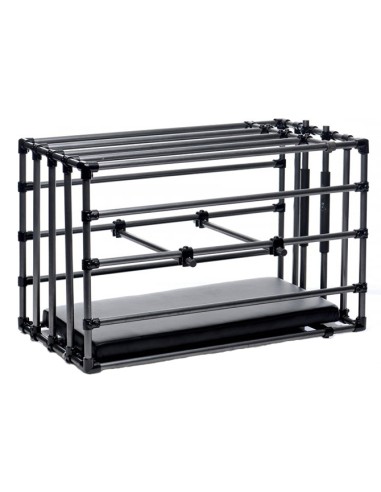 Cage en métal ajustable KENNEL PUPPY Noire