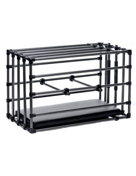 Cage en métal ajustable KENNEL PUPPY Noire