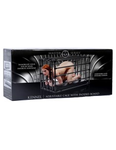 Cage en métal ajustable KENNEL PUPPY Noire 2