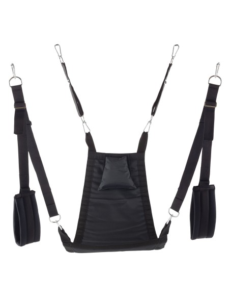 Sling en tissu Mykonos - Set complet -  4 Points Noir