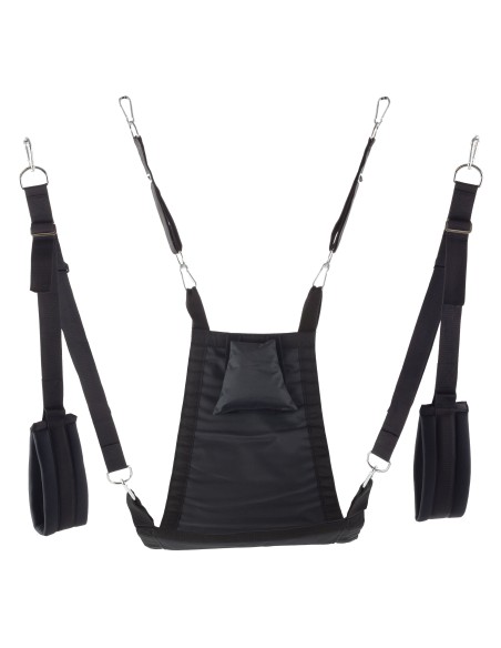 Sling en tissu Mykonos - Set complet -  4 Points Noir