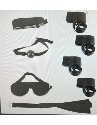 Chaise BDSM Queening Chair + 8 Accessoires