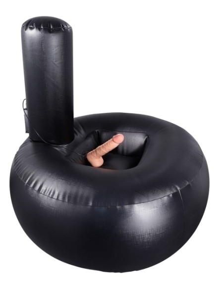 Coussin gonflable avec Gode Lust Thruster Noir