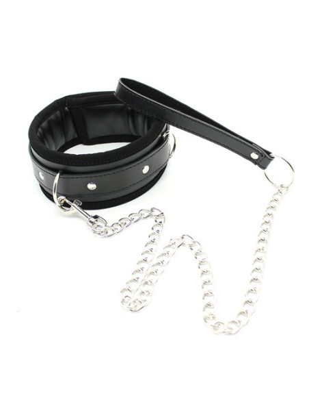 Collier Laisse Confort Noir