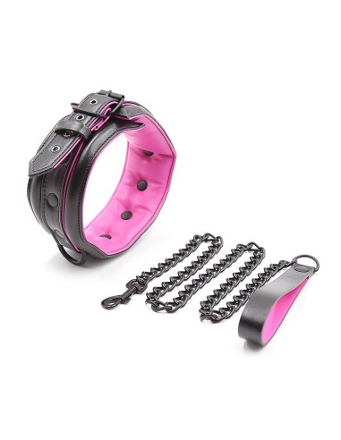 Collier Laisse Rose