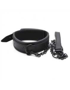 Collier + Laisse Noir 2