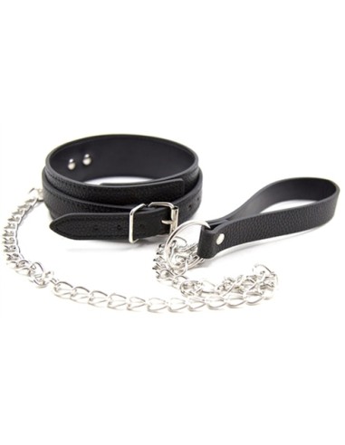 Collier avec Chaîne métal Pety Noir