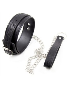 Collier avec Chaîne métal Pety Noir 2