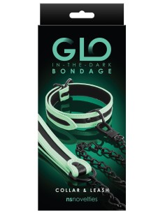 Collier-Laisse fluorescente Glo 75cm 2