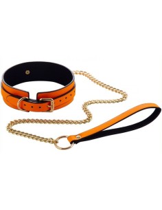 Collier-Laisse Phosphorescent Luminous Orange