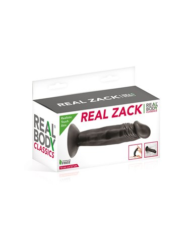 Gode réaliste 16 cm noir - Real Zack