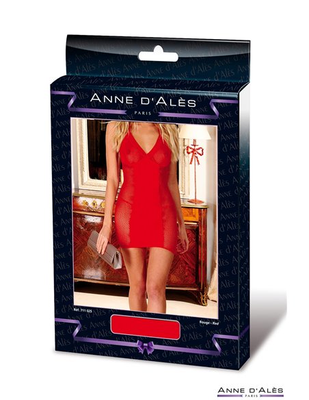 Robe rouge Dernier Tango - Anne d'Alès