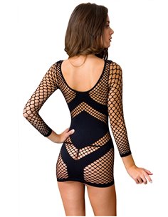 Robe filet noire Estelle - Anne d'Alès 2