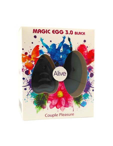 Oeuf vibrant télécommandé Magic egg 3 - noir