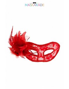 Loup semi-rigide La Traviata - rouge