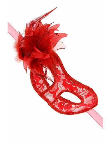 Loup semi-rigide La Traviata - rouge