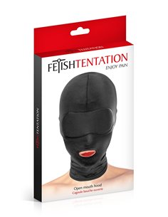 Cagoule BDSM bouche ouverte - Fetish Tentation 2