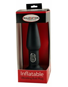 Plug anal gonflable vibrant 2