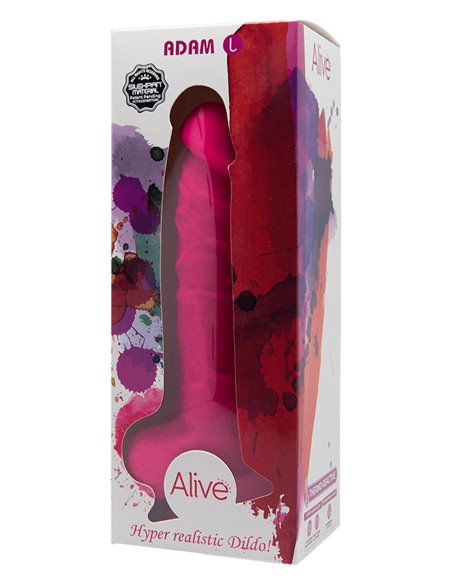 Gode double densité Adam L - rose Gode double densité Adam L - rose