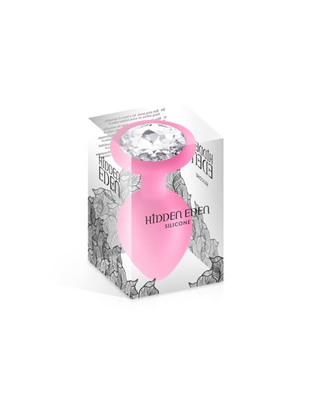 Plug bijou silicone rose L - Hidden Eden Plug bijou silicone rose L - Hidden Eden