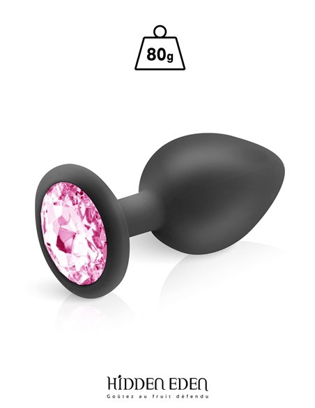 Plug bijou silicone noir L - Hidden Eden Plug bijou silicone noir L - Hidden Eden