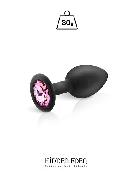 Plug bijou silicone noir S - Hidden Eden Plug bijou silicone noir S - Hidden Eden