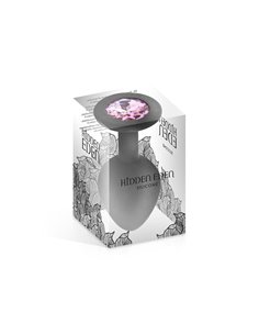 Plug bijou silicone noir M - Hidden Eden 2