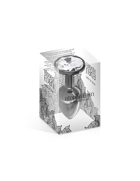 Plug bijou acier noir S - Hidden Eden Plug bijou acier noir S - Hidden Eden