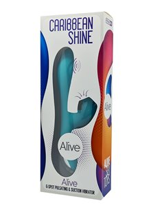 Vibro rabbit Caribbean Shine bleu - Alive 2