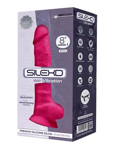 Vibro double densité 20 cm rose - SilexD 2