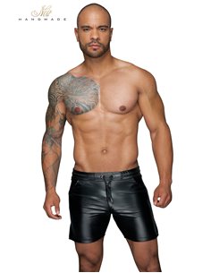 Short casual wetlook H061