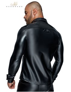 Chemise wetlook et vinyle H064 2
