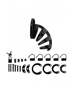 Cage de chasteté 9cm ManCage 02 noir 2