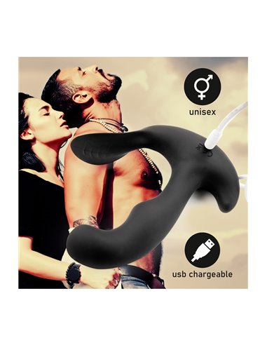 Stimulateur anal vibrant télécommandé unisexe - Black Jamba