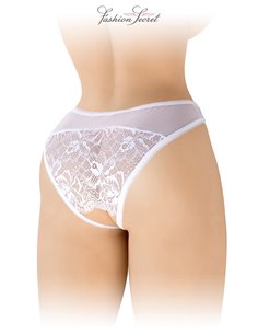 Tanga blanc ouvert Ava - Fashion Secret 2