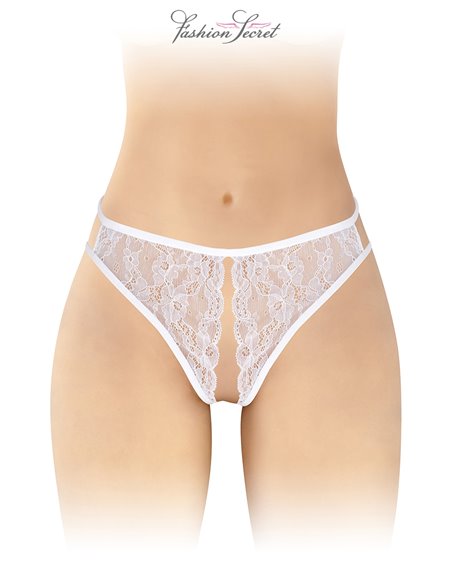 String blanc ouvert Victoria - Fashion Secret