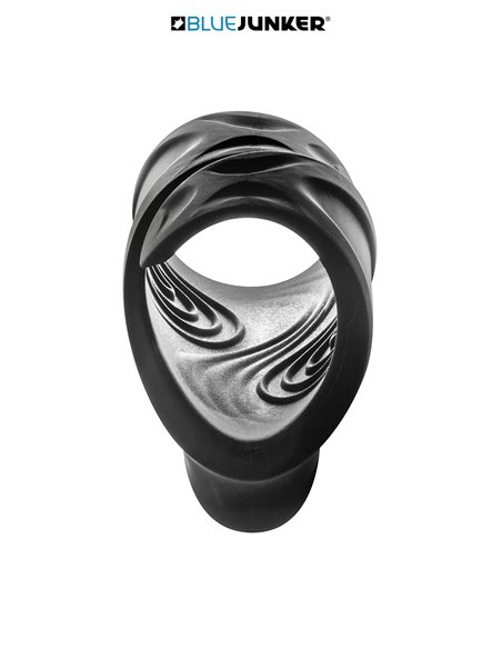 Masturbateur vibrant USB Compact Lines - Blue Junker