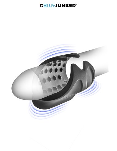 Masturbateur vibrant USB Dots - Blue Junker