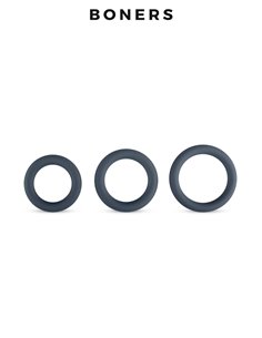 Kit de 3 anneaux de pénis - Boners 2