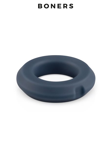 Anneau pénien silicone et acier - Boners